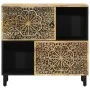 Beistellschrank aus massivem Mangoholz, 80 x 33 x 75 cm von , Sideboards - Ref: Foro24-358239, Preis: 164,96 €, Rabatt: %