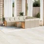 11-piece garden sofa set with beige synthetic rattan cushions by , Garden sets - Ref: Foro24-3260427, Price: 720,18 €, Discou...