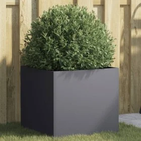 Anthracite cold rolled steel planter 42x40x39 cm by , Pots and planters - Ref: Foro24-841551, Price: 46,20 €, Discount: %