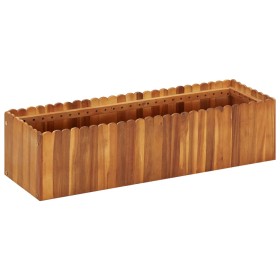 Arriate de madera maciza de acacia 100x30x25 cm de vidaXL, Maceteros y jardineras - Ref: Foro24-45918, Precio: 85,52 €, Descu...