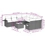 9-piece garden sofa set with beige synthetic rattan cushions by , Garden sets - Ref: Foro24-3252296, Price: 621,01 €, Discoun...