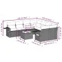 9-teiliges Gartensofa-Set mit beigen synthetischen Rattankissen von , Gartensets - Ref: Foro24-3252296, Preis: 609,71 €, Raba...