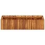 Blumenbeet aus massivem Akazienholz, 100 x 30 x 25 cm von vidaXL, Töpfe und Pflanzgefäße - Ref: Foro24-45918, Preis: 80,60 €,...