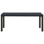 Gartenbank aus Stahl und WPC schwarz 110 cm von , Gartenbänke - Ref: Foro24-317141, Preis: 73,08 €, Rabatt: %