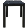 Gartenbank aus Stahl und WPC schwarz 110 cm von , Gartenbänke - Ref: Foro24-317141, Preis: 73,08 €, Rabatt: %