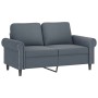 Sofagarnitur mit 4-teiligen dunkelgrauen Samtkissen. von , Sofas - Ref: Foro24-3202201, Preis: 834,34 €, Rabatt: %