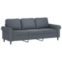 Sofagarnitur mit 4-teiligen dunkelgrauen Samtkissen. von , Sofas - Ref: Foro24-3202201, Preis: 834,34 €, Rabatt: %