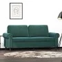Zweiplätziges Samtsofa in dunkelgrün, 140 cm. von , Sofas - Ref: Foro24-359531, Preis: 273,92 €, Rabatt: %