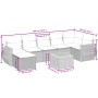 Set de sofás de jardín 8 piezas y cojines ratán sintético negro by , Garden sets - Ref: Foro24-3257441, Price: 500,98 €, Disc...