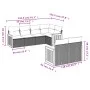 Set sofás de jardín 7 piezas y cojines ratán sintético beige by , Garden sets - Ref: Foro24-3260225, Price: 534,71 €, Discoun...