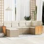 Juego de sofás jardín con cojines 6 pzas ratán sintético beige by , Garden sets - Ref: Foro24-3260259, Price: 434,21 €, Disco...