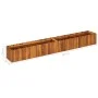 Hochbeet aus massivem Akazienholz 200x30x25 cm von vidaXL, Töpfe und Pflanzgefäße - Ref: Foro24-45920, Preis: 148,27 €, Rabat...