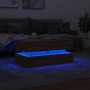 Mesa de centro con luces LED marrón roble 90x50x40 cm de , Mesas de centro - Ref: Foro24-839867, Precio: 99,21 €, Descuento: %