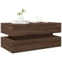 LED-Couchtisch in Eichenbraun mit den Maßen 90x50x40 cm. von , Couchtisch - Ref: Foro24-839867, Preis: 109,11 €, Rabatt: %