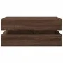 Mesa de centro con luces LED marrón roble 90x50x40 cm by , Coffee table - Ref: Foro24-839867, Price: 109,11 €, Discount: %