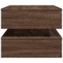 Mesa de centro con luces LED marrón roble 90x50x40 cm by , Coffee table - Ref: Foro24-839867, Price: 109,11 €, Discount: %