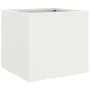 Jardineras 2 unidades acero blanco 32x30x29 cm by , Pots and planters - Ref: Foro24-841538, Price: 62,69 €, Discount: %