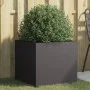 Pflanzgefäß aus schwarzem Stahl 49x47x46 cm von , Töpfe und Pflanzgefäße - Ref: Foro24-841559, Preis: 55,61 €, Rabatt: %