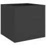 Pflanzgefäß aus schwarzem Stahl 49x47x46 cm von , Töpfe und Pflanzgefäße - Ref: Foro24-841559, Preis: 55,61 €, Rabatt: %