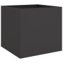 Pflanzgefäß aus schwarzem Stahl 49x47x46 cm von , Töpfe und Pflanzgefäße - Ref: Foro24-841559, Preis: 57,15 €, Rabatt: %