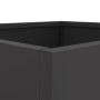 Pflanzgefäß aus schwarzem Stahl 49x47x46 cm von , Töpfe und Pflanzgefäße - Ref: Foro24-841559, Preis: 57,15 €, Rabatt: %