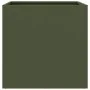 Jardinera acero verde oliva 49x47x46 cm by , Pots and planters - Ref: Foro24-841565, Price: 48,62 €, Discount: %