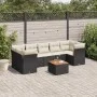 Set de sofás de jardín 8 piezas y cojines ratán sintético negro by , Garden sets - Ref: Foro24-3223508, Price: 484,53 €, Disc...