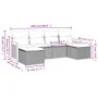 Gartenmöbel-Set, 6-teilig, mit grauen Polstern aus synthetischem Rattan. von , Gartensets - Ref: Foro24-3260303, Preis: 370,8...