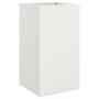 Blumenkübel aus weißem Stahl, 42x38x75 cm. von , Töpfe und Pflanzgefäße - Ref: Foro24-841578, Preis: 75,98 €, Rabatt: %