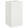 Jardinera acero blanco 42x38x75 cm by , Pots and planters - Ref: Foro24-841578, Price: 79,79 €, Discount: %
