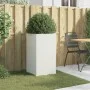 Jardinera acero blanco 42x38x75 cm de , Maceteros y jardineras - Ref: Foro24-841578, Precio: 75,98 €, Descuento: %