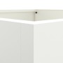 Jardinera acero blanco 42x38x75 cm by , Pots and planters - Ref: Foro24-841578, Price: 79,79 €, Discount: %