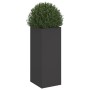 Pflanzgefäß aus schwarzem Stahl 32x29x75 cm von , Töpfe und Pflanzgefäße - Ref: Foro24-841571, Preis: 80,34 €, Rabatt: %