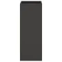 Jardinera acero negro 32x29x75 cm by , Pots and planters - Ref: Foro24-841571, Price: 76,16 €, Discount: %
