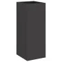 Pflanzgefäß aus schwarzem Stahl 32x29x75 cm von , Töpfe und Pflanzgefäße - Ref: Foro24-841571, Preis: 76,16 €, Rabatt: %
