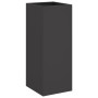 Pflanzgefäß aus schwarzem Stahl 32x29x75 cm von , Töpfe und Pflanzgefäße - Ref: Foro24-841571, Preis: 80,34 €, Rabatt: %