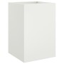 Blumenkübel aus weißem Stahl 52x48x75 cm von , Töpfe und Pflanzgefäße - Ref: Foro24-841584, Preis: 99,78 €, Rabatt: %