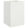 Blumenkübel aus weißem Stahl 52x48x75 cm von , Töpfe und Pflanzgefäße - Ref: Foro24-841584, Preis: 99,78 €, Rabatt: %