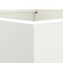 Blumenkübel aus weißem Stahl 52x48x75 cm von , Töpfe und Pflanzgefäße - Ref: Foro24-841584, Preis: 99,78 €, Rabatt: %