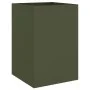 Jardinera acero verde oliva 52x48x75 cm de , Maceteros y jardineras - Ref: Foro24-841586, Precio: 77,91 €, Descuento: %