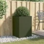 Jardinera acero verde oliva 52x48x75 cm de , Maceteros y jardineras - Ref: Foro24-841586, Precio: 77,91 €, Descuento: %