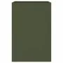 Pflanzgefäß aus olivgrünem Stahl, 52x48x75 cm. von , Töpfe und Pflanzgefäße - Ref: Foro24-841586, Preis: 77,91 €, Rabatt: %