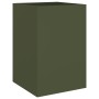 Jardinera acero verde oliva 52x48x75 cm de , Maceteros y jardineras - Ref: Foro24-841586, Precio: 80,92 €, Descuento: %