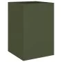 Jardinera acero verde oliva 52x48x75 cm de , Maceteros y jardineras - Ref: Foro24-841586, Precio: 77,91 €, Descuento: %