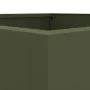 Pflanzgefäß aus olivgrünem Stahl, 52x48x75 cm. von , Töpfe und Pflanzgefäße - Ref: Foro24-841586, Preis: 77,91 €, Rabatt: %