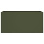 Jardinera acero verde oliva 62x30x29 cm de , Maceteros y jardineras - Ref: Foro24-841592, Precio: 45,88 €, Descuento: %