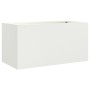 Blumenkasten aus weißem Stahl 62x30x29 cm von , Töpfe und Pflanzgefäße - Ref: Foro24-841590, Preis: 49,50 €, Rabatt: %