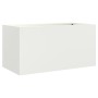 Blumenkasten aus weißem Stahl 62x30x29 cm von , Töpfe und Pflanzgefäße - Ref: Foro24-841590, Preis: 49,50 €, Rabatt: %