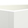 Blumenkasten aus weißem Stahl 62x30x29 cm von , Töpfe und Pflanzgefäße - Ref: Foro24-841590, Preis: 49,50 €, Rabatt: %