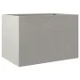 Pflanzgefäß aus silbernem Edelstahl 62x40x39 cm von , Töpfe und Pflanzgefäße - Ref: Foro24-841599, Preis: 77,40 €, Rabatt: %
